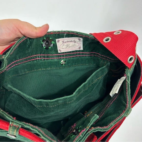 Vintage Y2K Upcycled Green Back Pocket Pants Purse - Picture 5 of 5